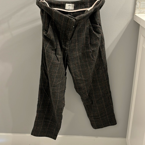 Wilfred Plaid Cropped Pants - Picture 1 of 3